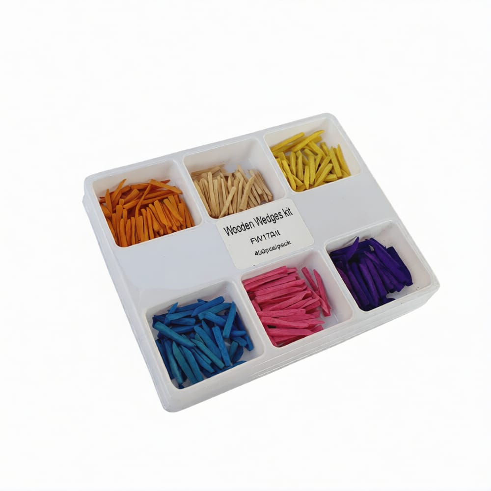 Dental Maple Wood Wedges Anatomical Interdental Matrix Wedges Disposable