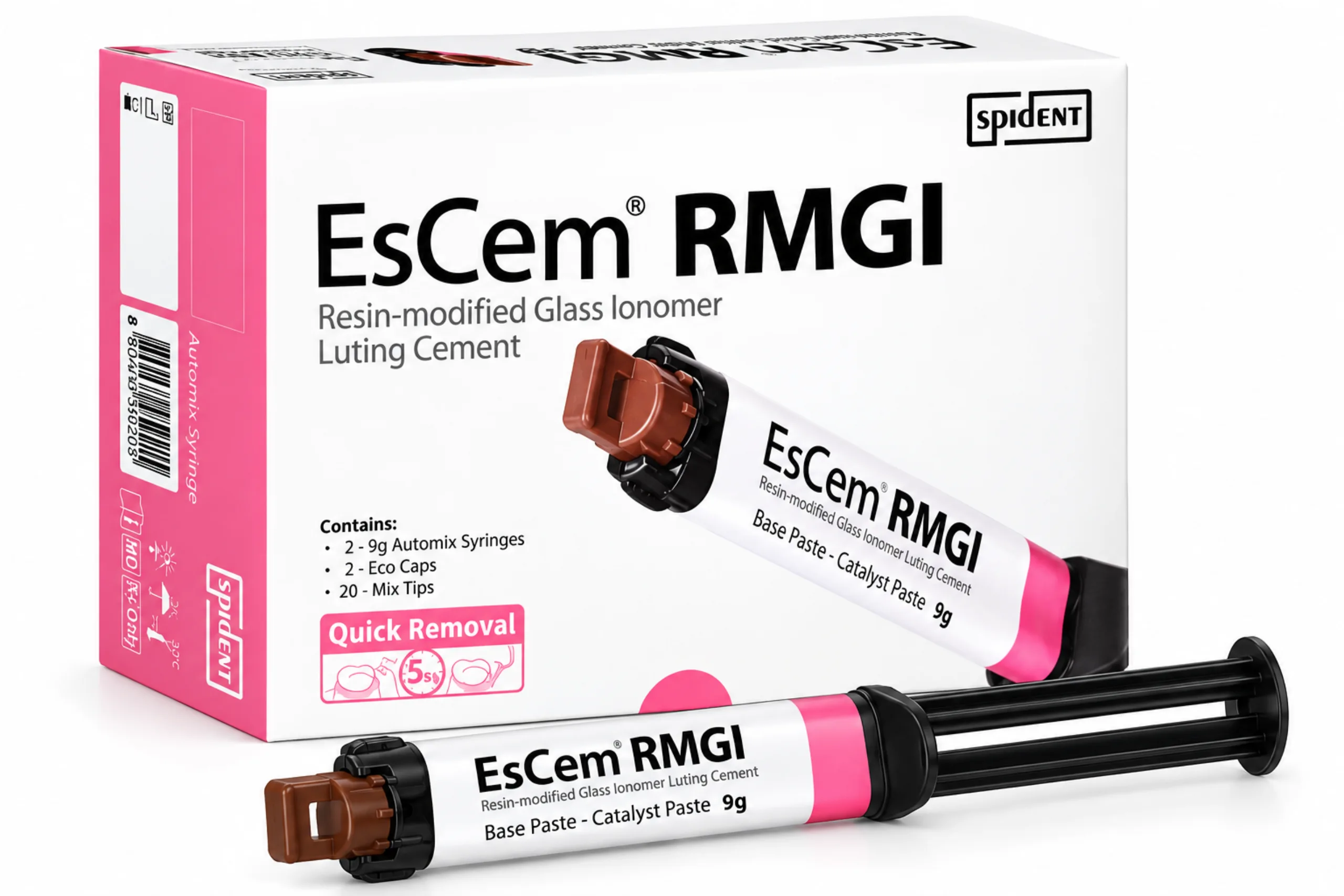 EsCem RMGI Resin-Modified Glass Ionomer Cement – SPIDENT