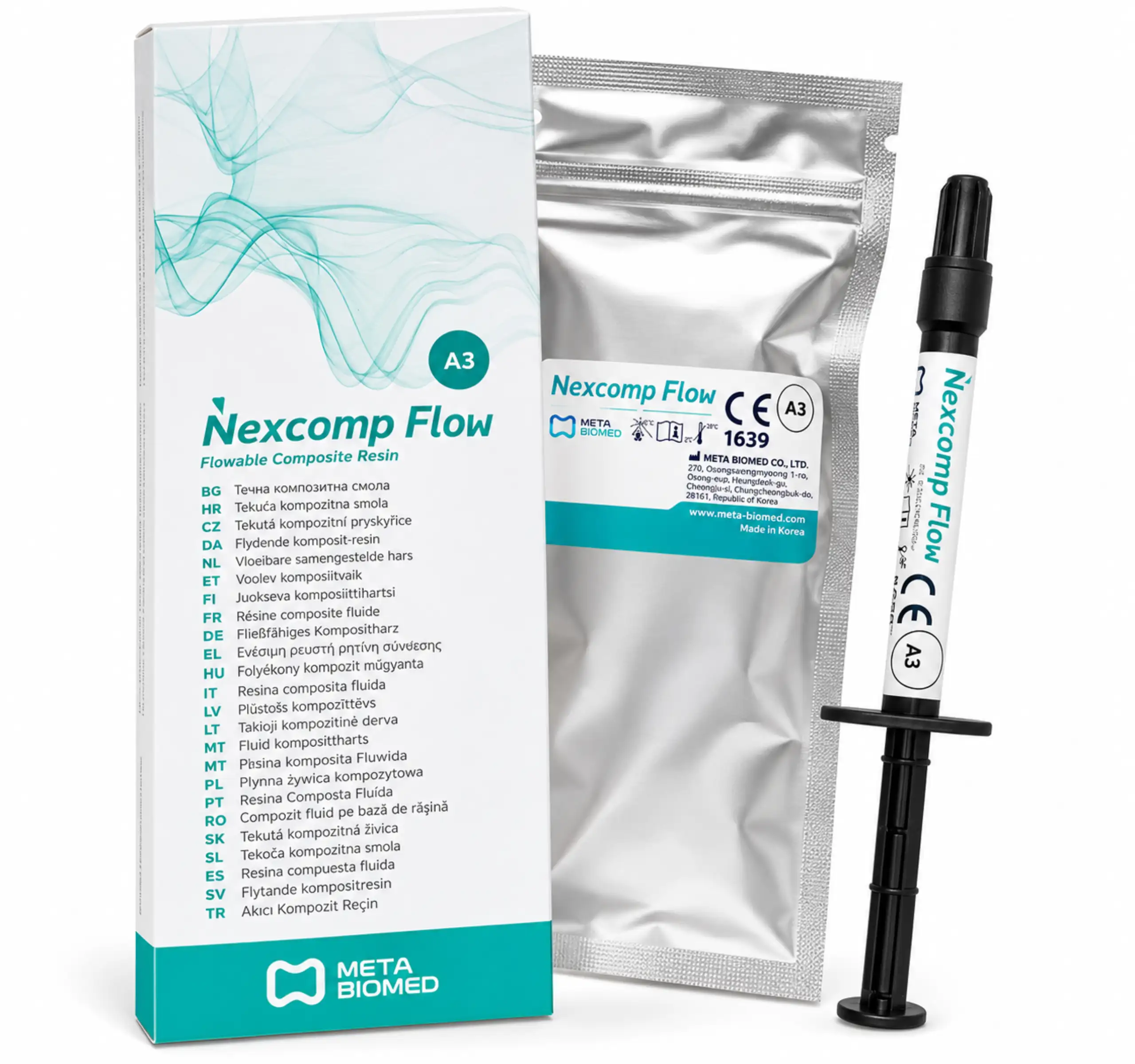 Meta Nexcomp Flowable Composite Resin 2g Syringe