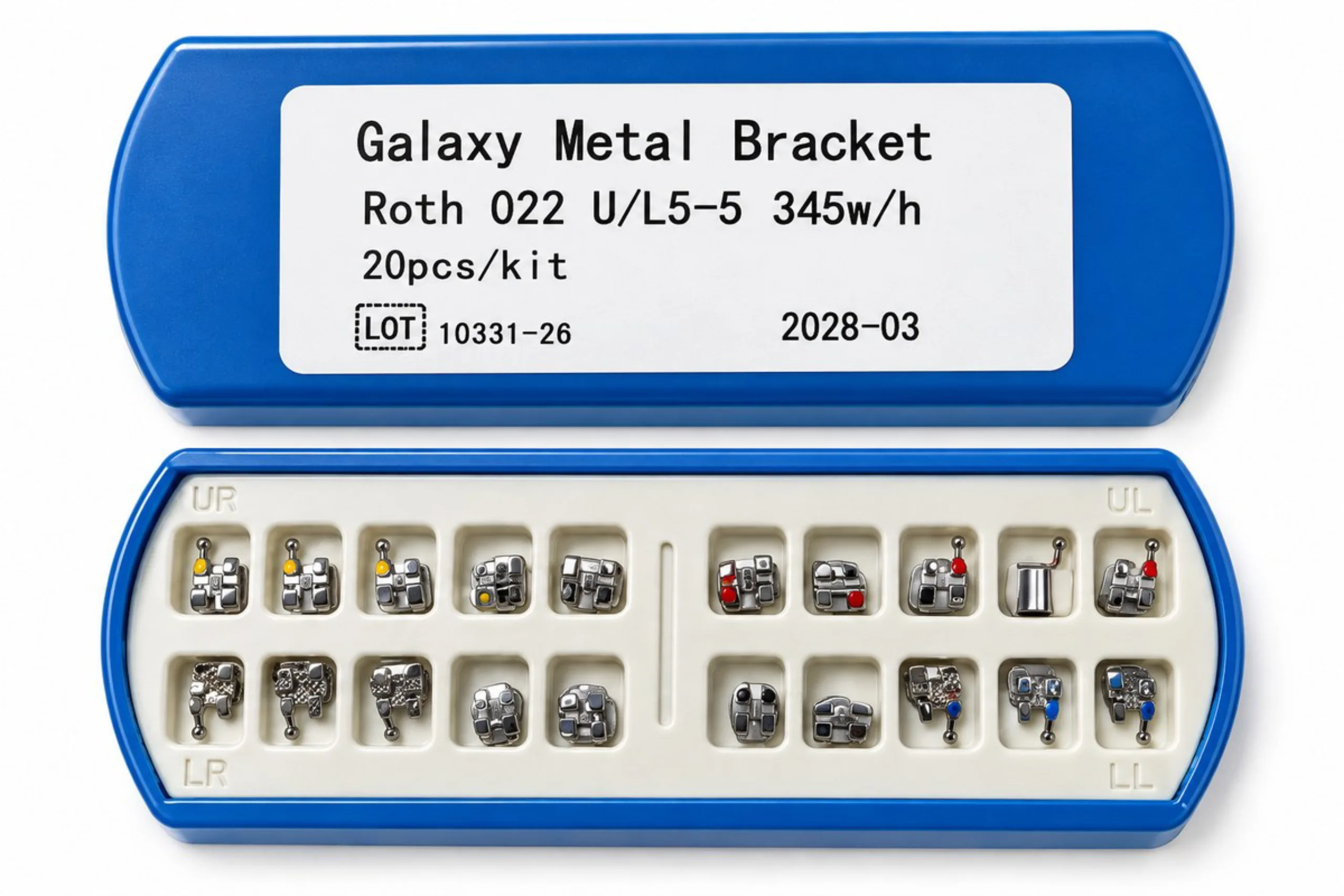 Galaxy Metal Dental Bracket Set